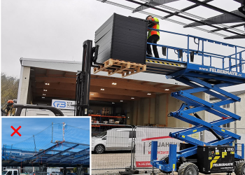 MEISER Solar – Montage ohne Absturzsicherung