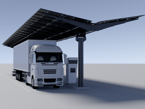 MEISER Solar - PV-Carport-LKW-Busse-Ladepark_Still_03